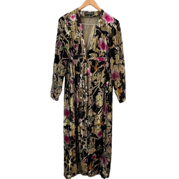 Floral Longline Women's Jacket - Picture 2 of 16